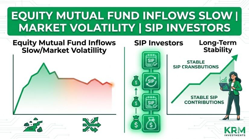 Featured image for Equity Mutual Fund Inflows Slow Amid Market Volatility: What SIP Investors Should Do