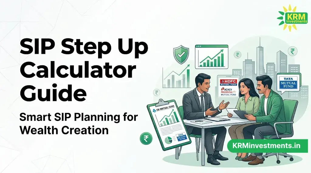 SIP Step Up Calculator Guide: Plan Smarter SIP Growth for Long-Term Wealth Creation | Mutual Fund Guide by KRM Investments
