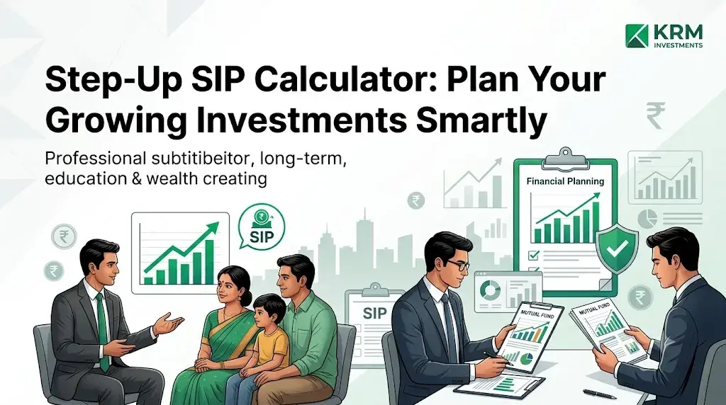 Step-Up SIP Calculator: Plan Your Growing Investments Smartly | KRM Investments image