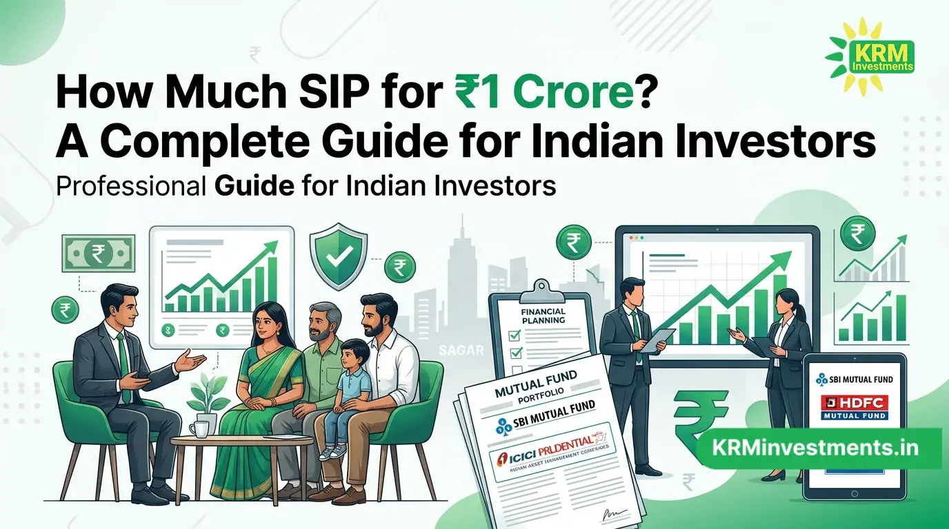 How Much SIP for ₹1 Crore? A Complete Guide for Indian Investors | Mutual Fund Guide by KRM Investments